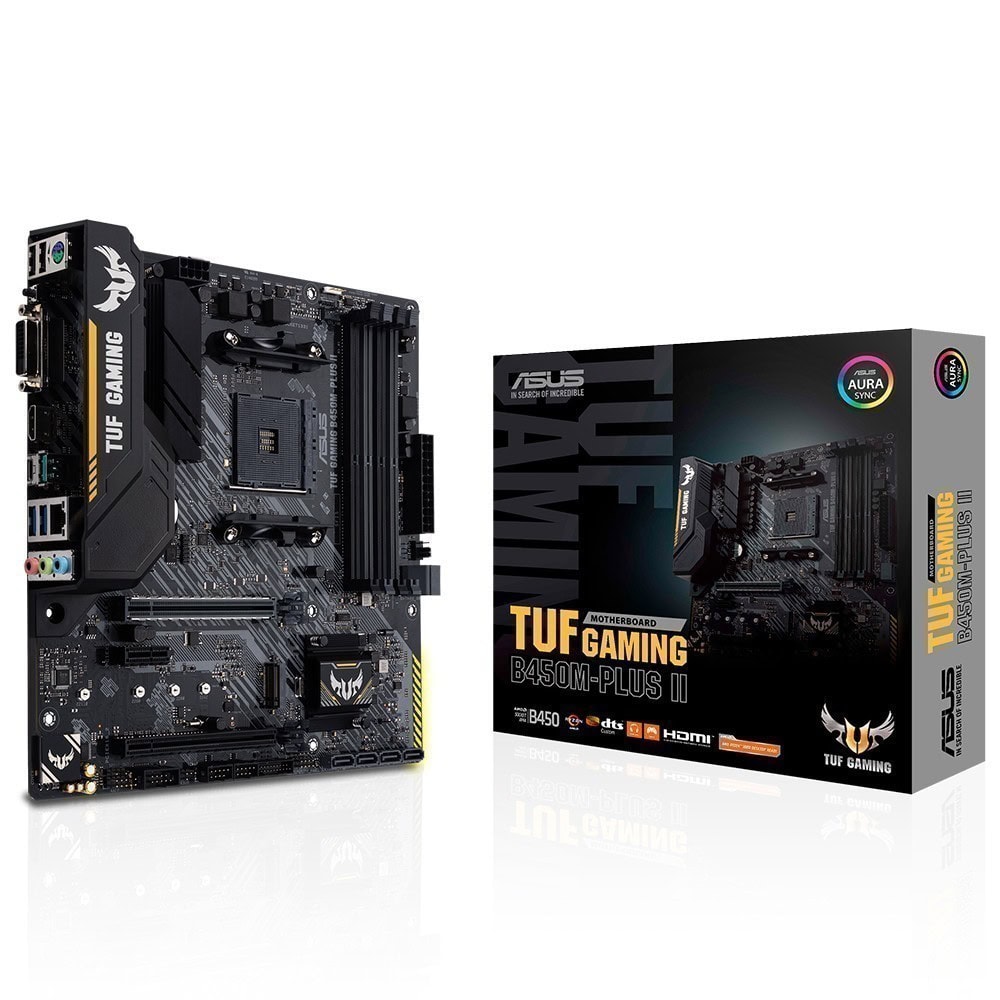 Asus Tuf Gaming B450m Plus Ii 4400mhz Oc Ddr4 Soket Am4 M 2 Hdmi Dvi D Matx Anakart