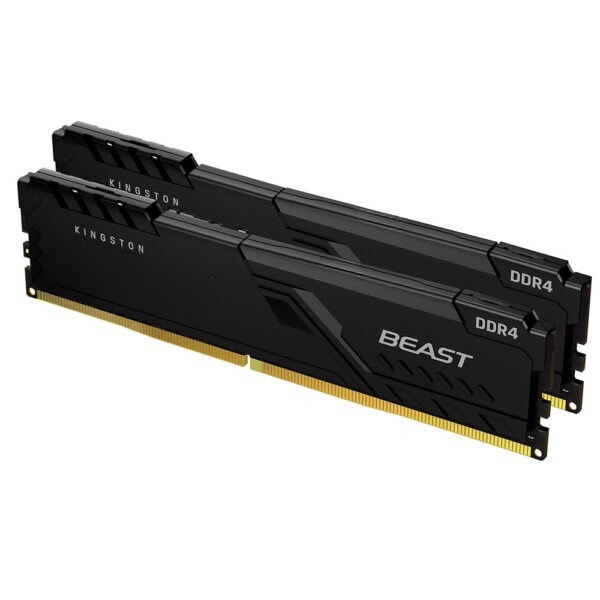 Kingston 16gb 2x8gb Beast Siyah 3200mhz Cl16 Ddr4 Dual Kit Ram 1