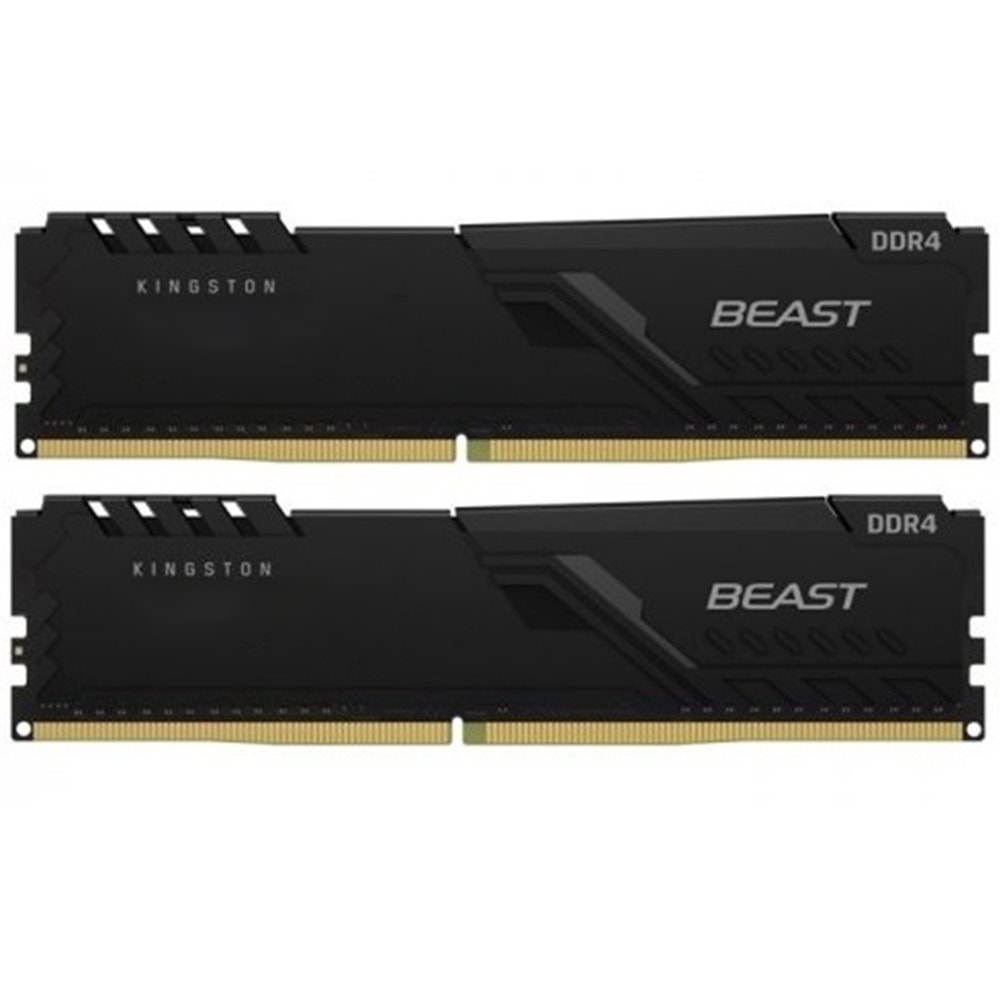 Kingston 16gb 2x8gb Beast Siyah 3200mhz Cl16 Ddr4 Dual Kit Ram
