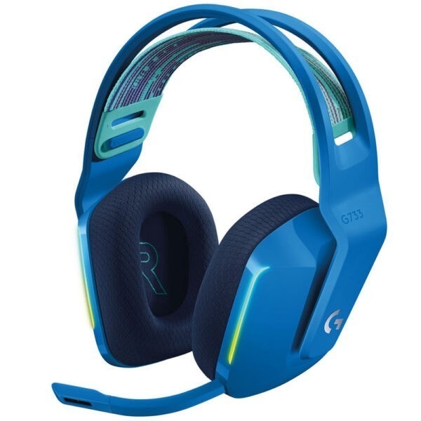Logitech G G733 Kablosuz Rgb 7 1 Surround Ses Oyuncu Kulakligi Mavi