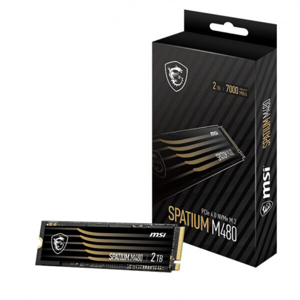 Msi 2tb Spatium M480 Pcie 4 0 Nvme M 2 Ssd 7000mb Okuma 6850mb Yazma 4
