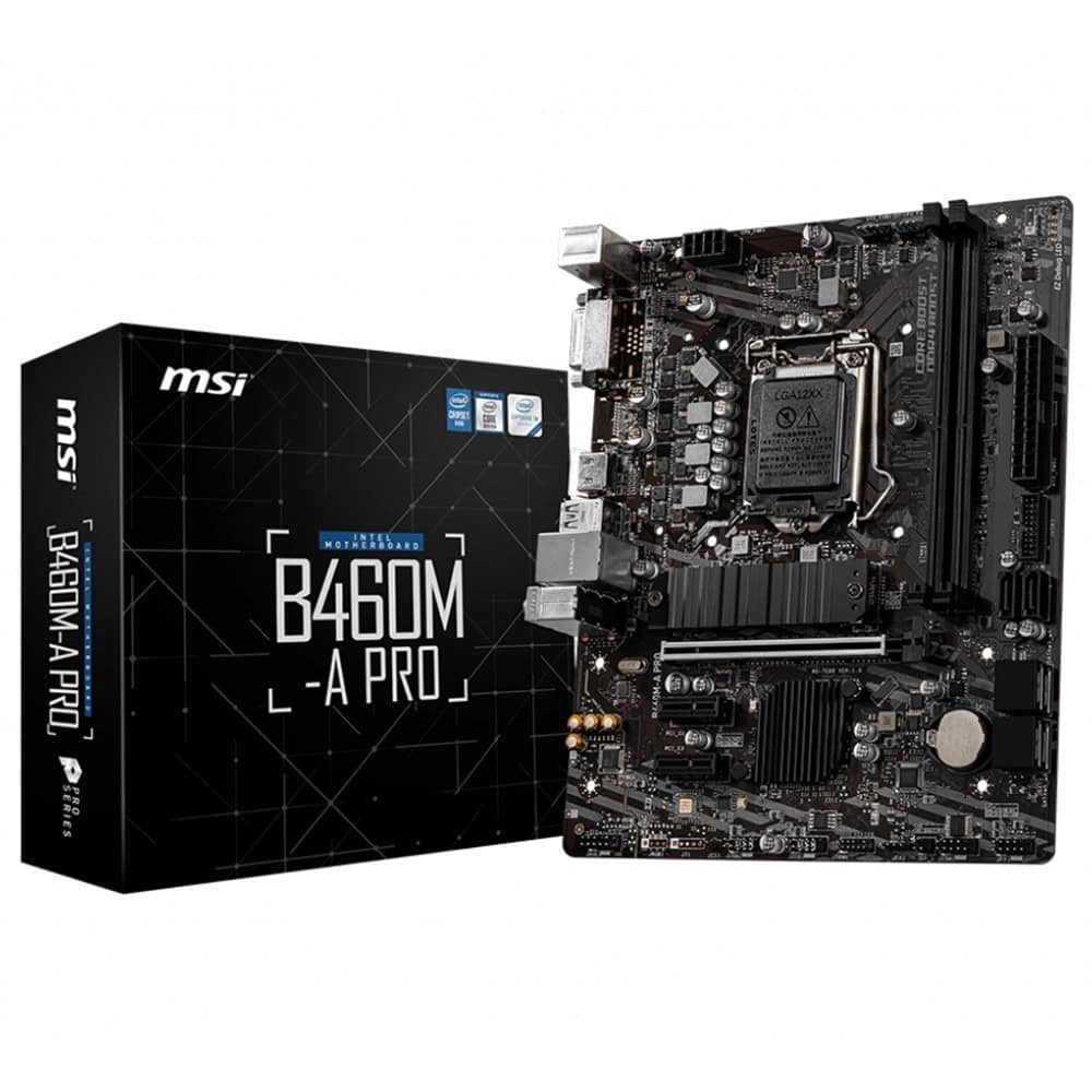 Msi B460m A Pro 2933mhz Ddr4 Soket 1200 M 2 Hdmi Dvi Matx Anakart