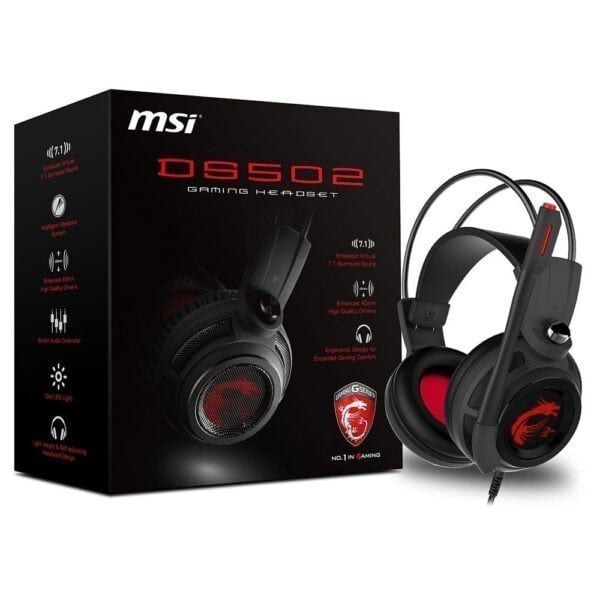 Msi Ds502 7 1 Surround Mikrofonlu Gaming Kulaklik 4