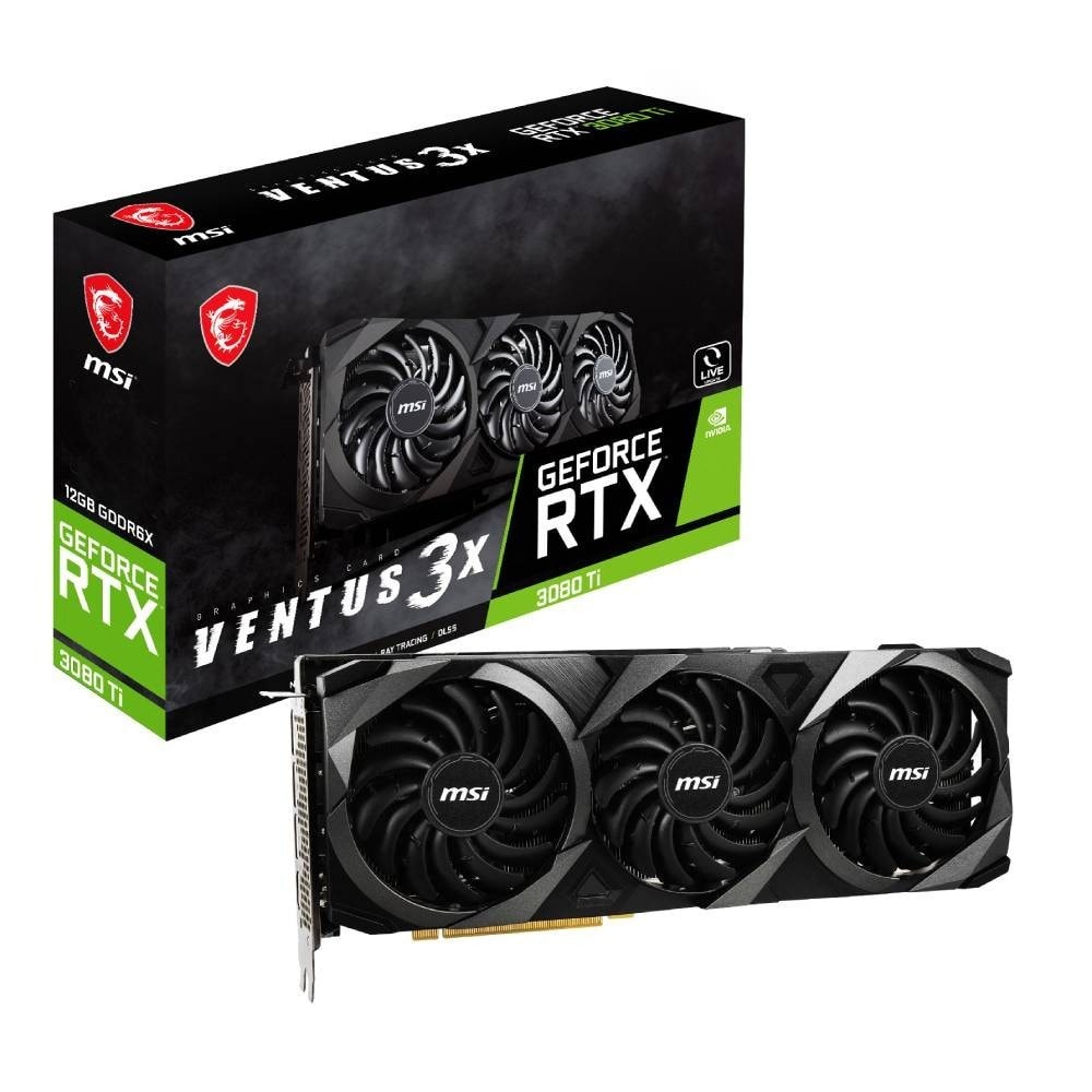 Msi Geforce Rtx 3080 Ti Ventus 3x 12g Gddr6x 384 Bit Ekran Karti