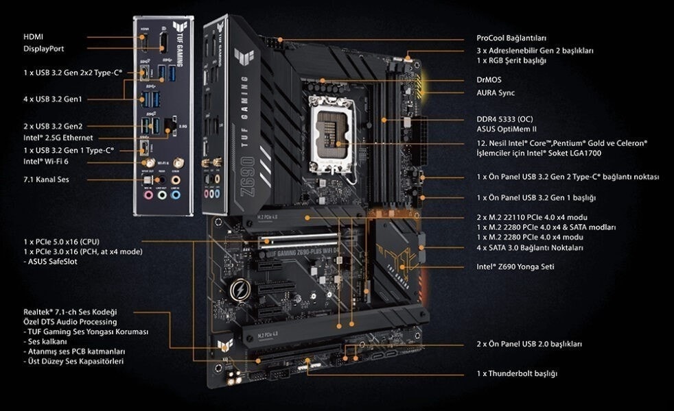TUF GAMING Z690-PLUS WIFI D4