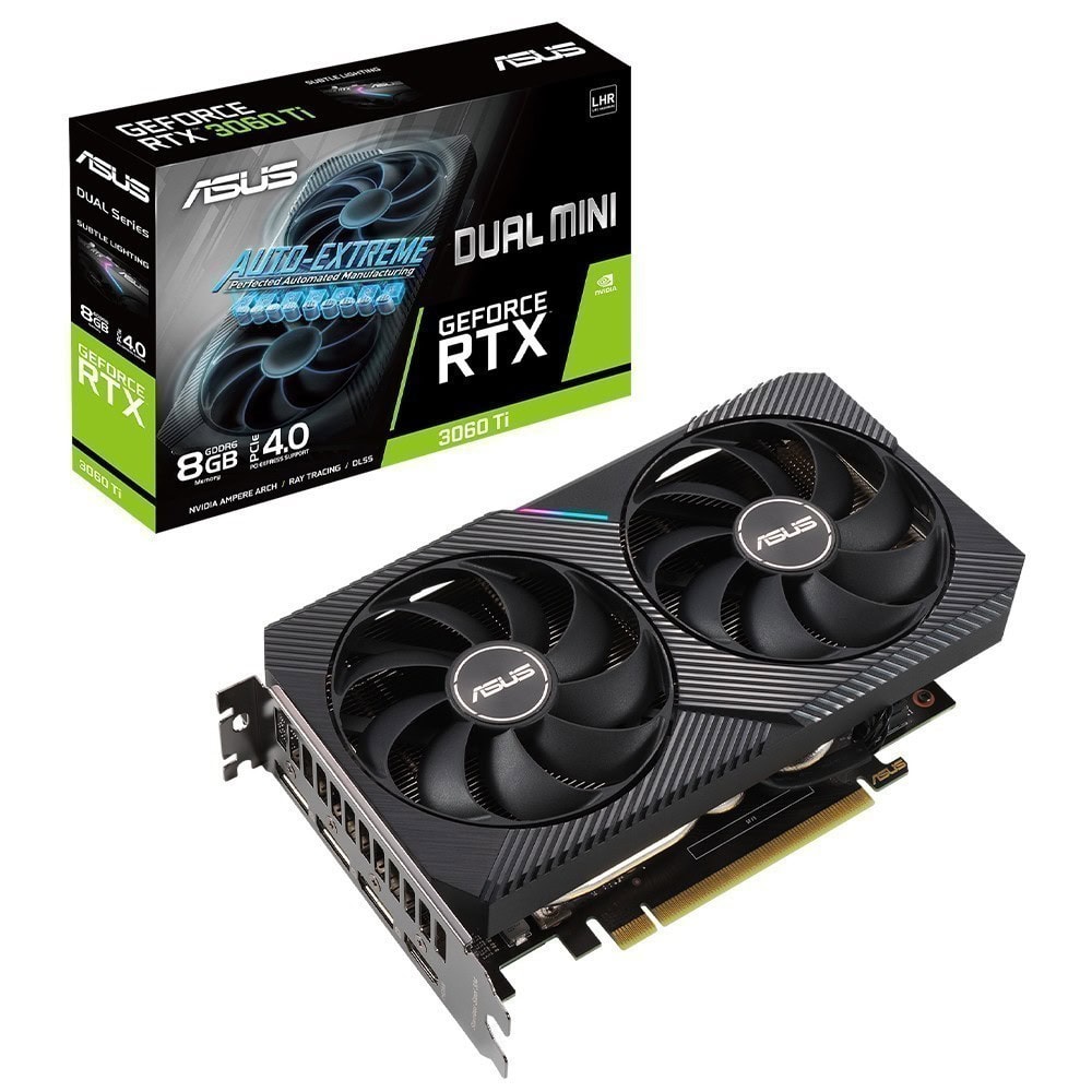 Asus Geforce Rtx 3060 Ti Dual V2 Mini 8gb Gddr6 256 Bit Ekran Karti