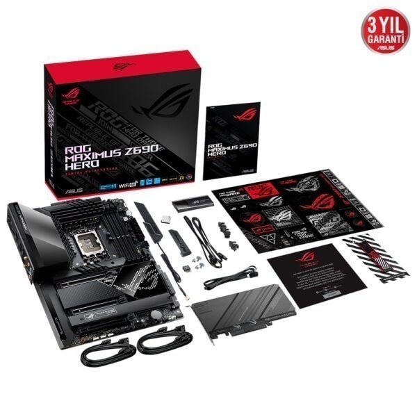 Asus Rog Maximus Z690 Hero 6400mhzoc Ddr5 Soket 1700 M 2 Hdmi Atx Anakart 11
