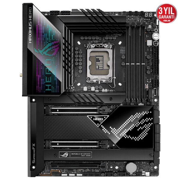 Asus Rog Maximus Z690 Hero 6400mhzoc Ddr5 Soket 1700 M 2 Hdmi Atx Anakart 3