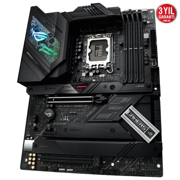 Asus Rog Strix Z690 F Gaming Wifi 6400mhzoc Ddr5 Soket 1700 M 2 Hdmi Dp Atx Anakart 4