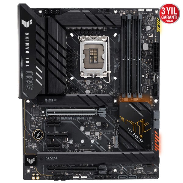Asus Tuf Gaming Z690 Plus D4 5333mhzoc Ddr4 Soket 1700 M 2 Hdmi Dp Atx Anakart 1