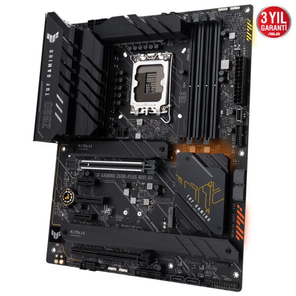 Asus Tuf Gaming Z690 Plus Wifi D4 5333mhzoc Ddr4 Soket 1700 M 2 Hdmi Dp Atx Anakart 4