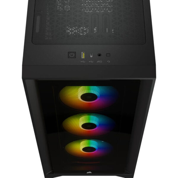 Corsair Icue 4000x Rgb 750w 80 Bronze Tempered Glass Siyah Mid Tower Kasa 2