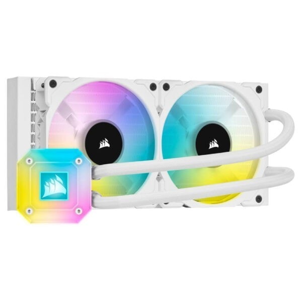 Corsair Icue H100i Elite Capellix Beyaz Rgb 240mm Islemci Sivi Sogutucu 4