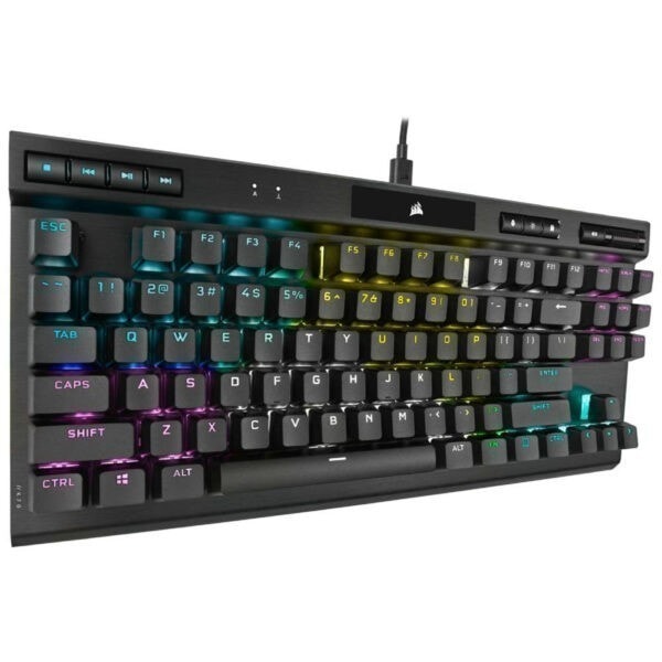 Corsair K70 Rgb Tkl Champion Series Cherry Mx Red Ingilizce Rgb Mekanik Gaming Klavye 3