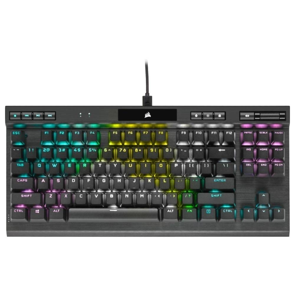 Corsair K70 Rgb Tkl Champion Series Cherry Mx Red Ingilizce Rgb Mekanik Gaming Klavye