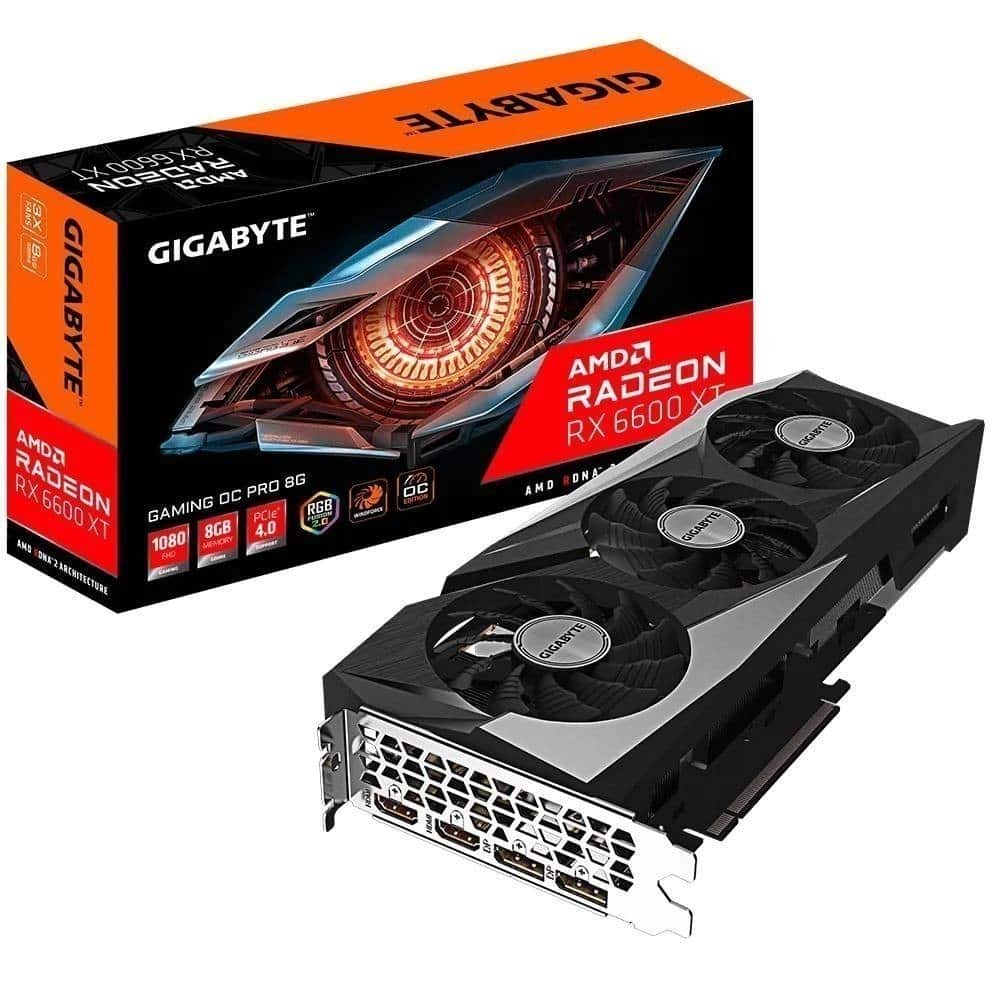 Gigabyte Radeon Rx 6600 Xt Gaming Oc Pro 8gb Gddr6 128 Bit Ekran Karti