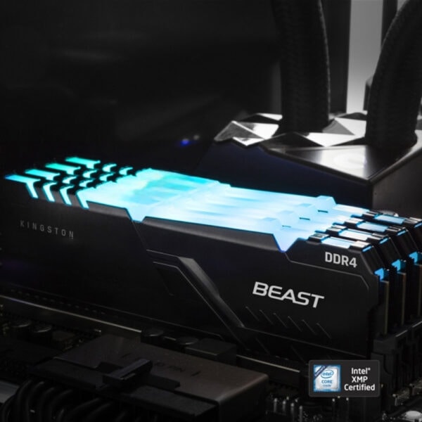 Kingston 8gb Beast Rgb 3200 Mhz Cl16 Ddr4 Single Kit Ram 4