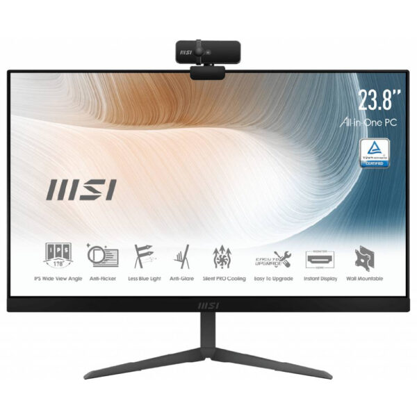 Msi Modern Am241 11m 068xtr I7 1165g7 8gb Ddr4 Iris X Graphics 256gb Ssd 1tb Hdd 23 8 Fhd Freedos Siyah All In One Bilgisayar 2