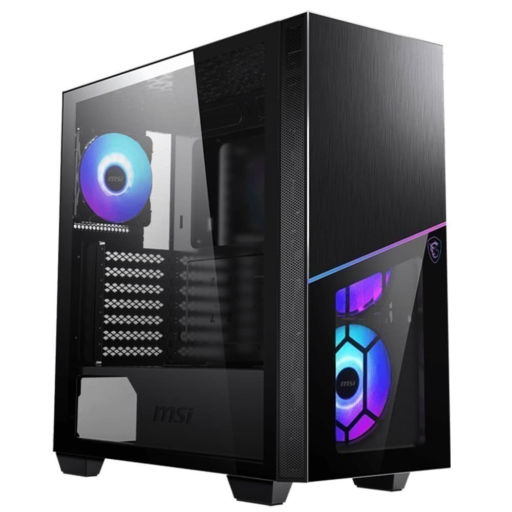 Msi Mpg Sekira 100r Argb Tempered Glass Usb 3 2 Mid Tower Kasa