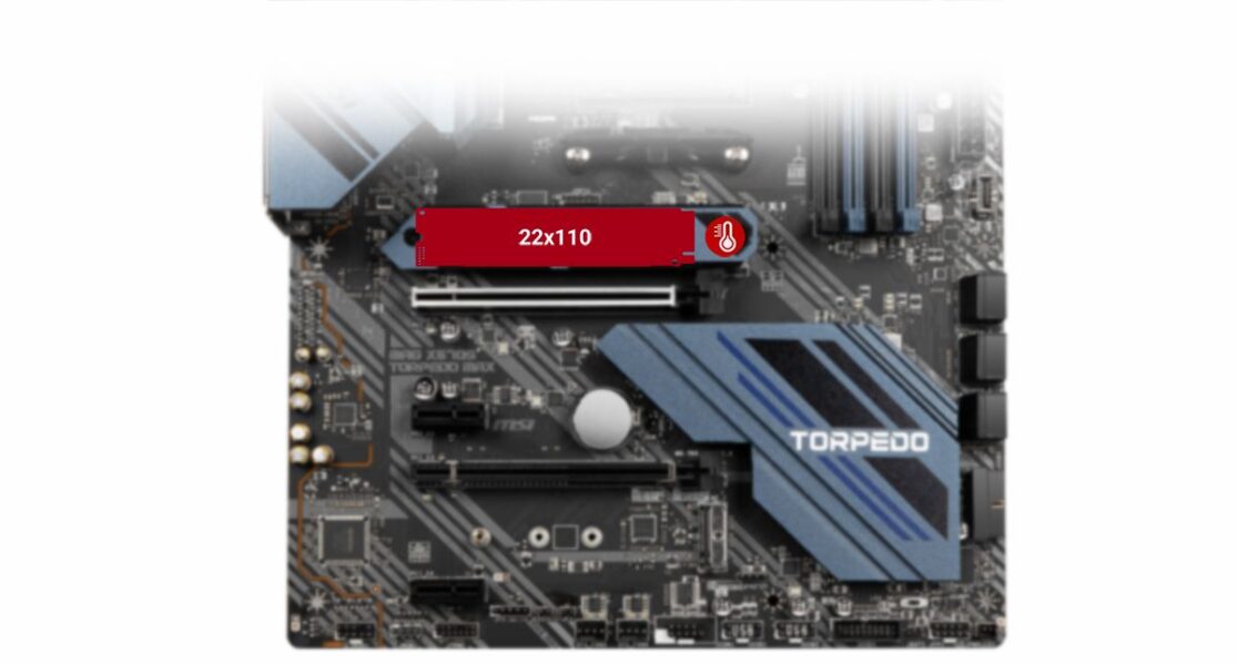 MSI MAG X570S TORPEDO MAX M.2 SHIELD FROZR