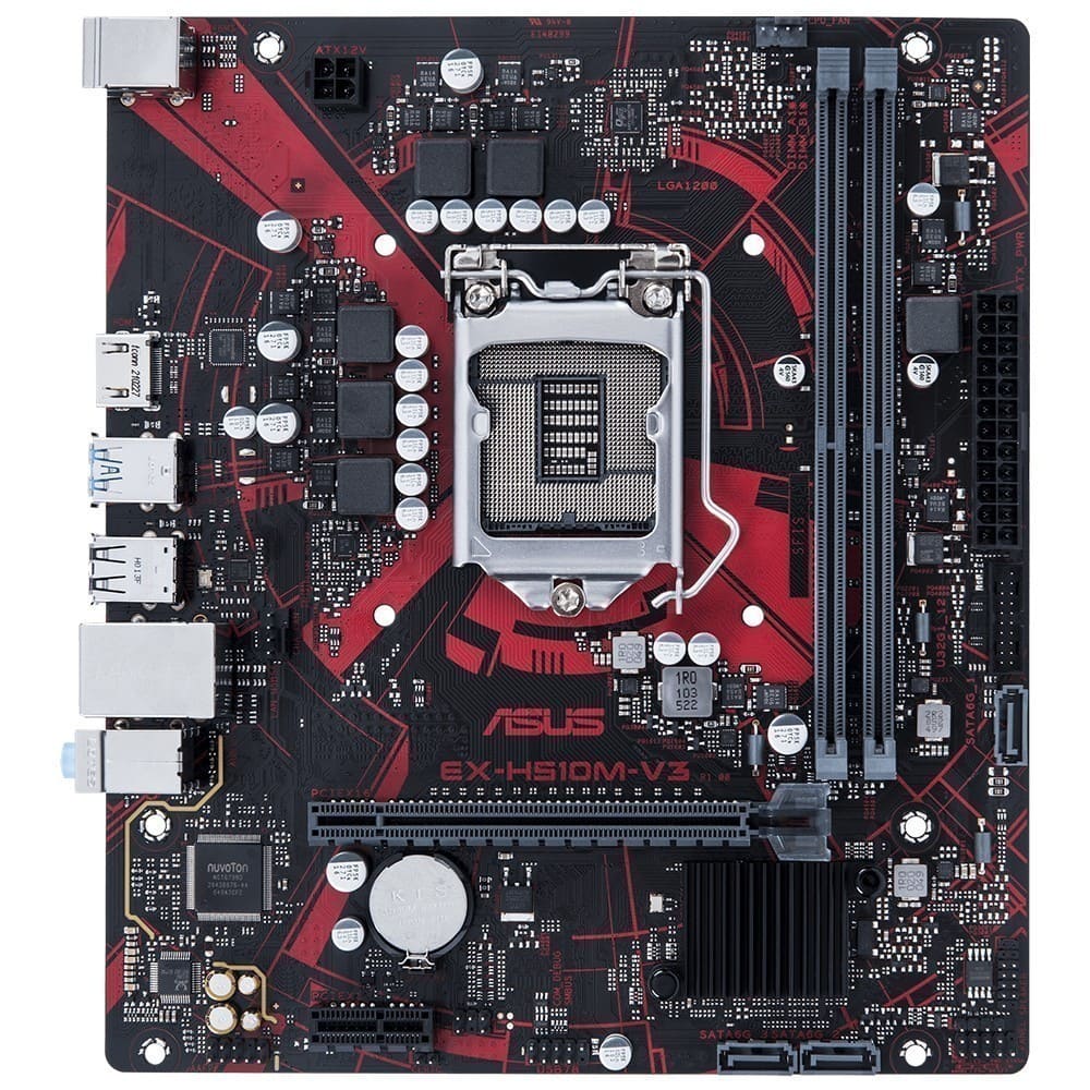 Asus Ex H510m V3 Intel H510 Soket 1200 Ddr4 3200mhz Anakart