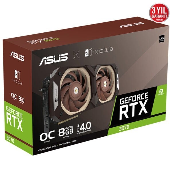 Asus Geforce Rtx 3070 Noctua Oc 8gb Gddr6 256 Bit Ekran Karti 10