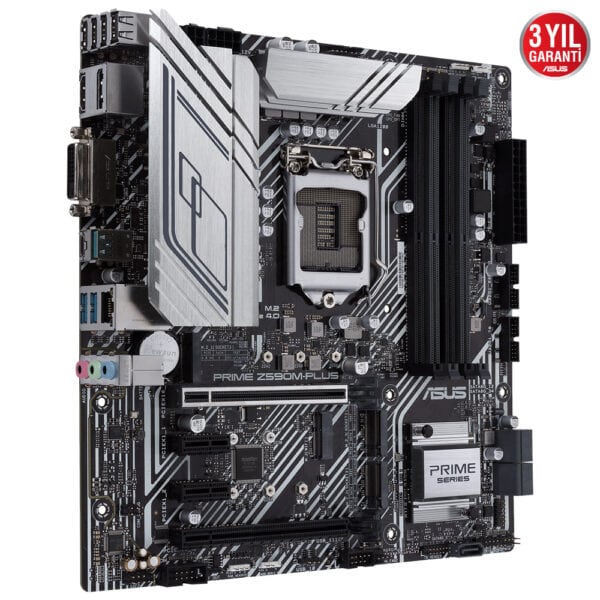 Asus Prime Z590m Plus 5133ocmhz Ddr4 Soket 1200 M 2 Hdmi Dp Matx Anakart 2