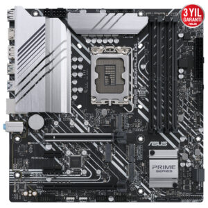 Asus Prime Z690m Plus D4 5333mhzoc Ddr4 Soket 1700 M 2 Hdmi Dp Matx Anakart 1