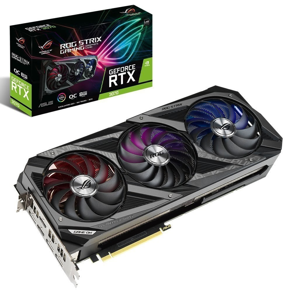 Asus Rog Strix Geforce Rtx 3070 V2 8gb Gddr6 256 Bit Ekran Karti