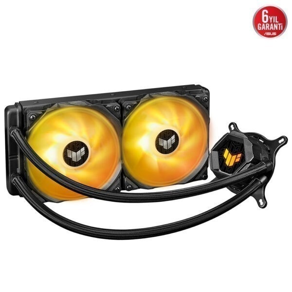 Asus Tuf Gaming Lc 240 Argb 240mm Islemci Sivi Sogutucu 1