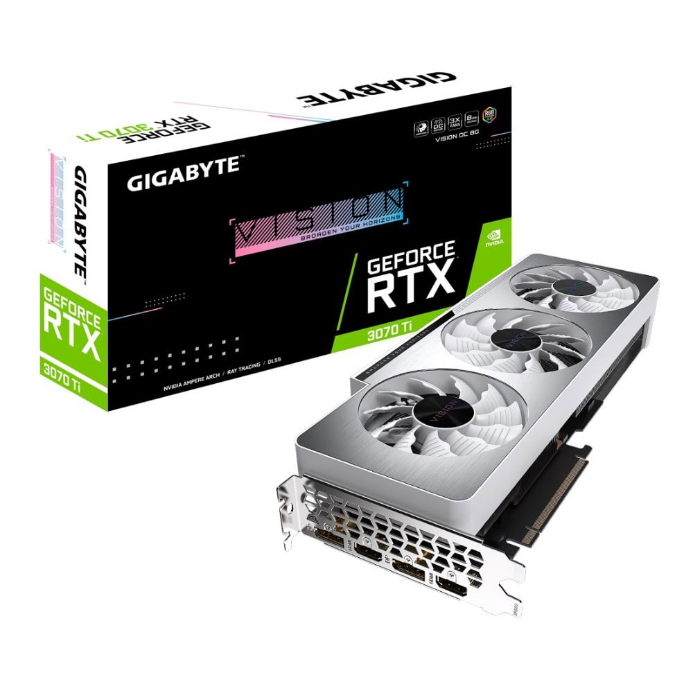Gigabyte Geforce Rtx 3070 Ti Vision Oc 8g Lhr 8gb Gddr6x 256 Bit Ekran Karti
