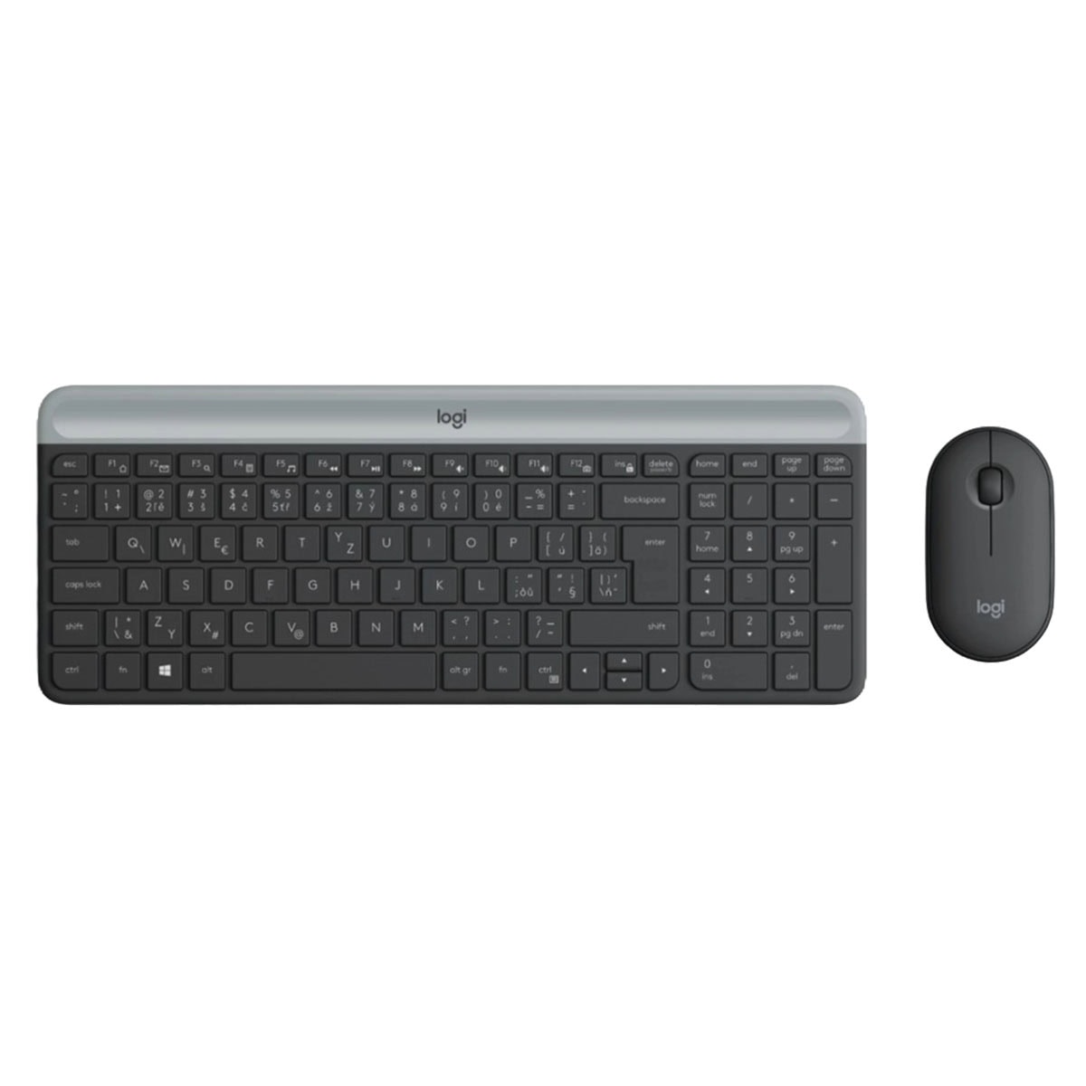 Logitech Mk470 Siyah İnce Türkçe Kablosuz Klavye Mouse Seti (920 009435) 1