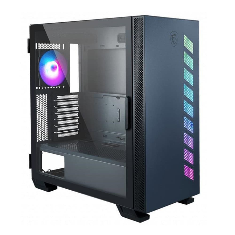 Msi Mag Vampiric 300r Pacific Blue Tempered Glass Usb 3 2 Mid Tower Kasa
