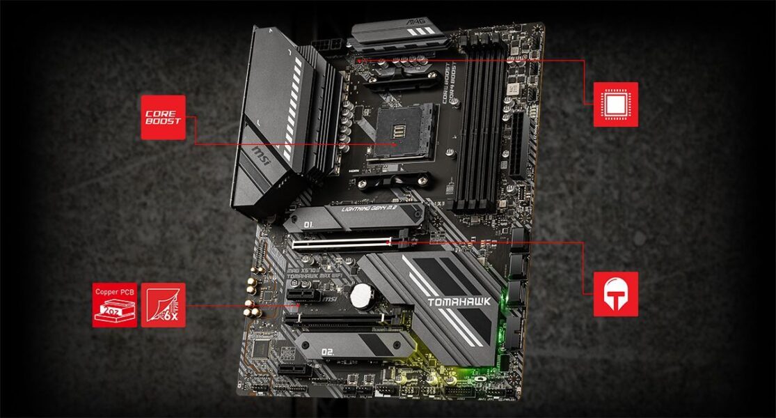 MSI MAG X570S TOMAHAWK MAX WIFI CORNERSTONE overview