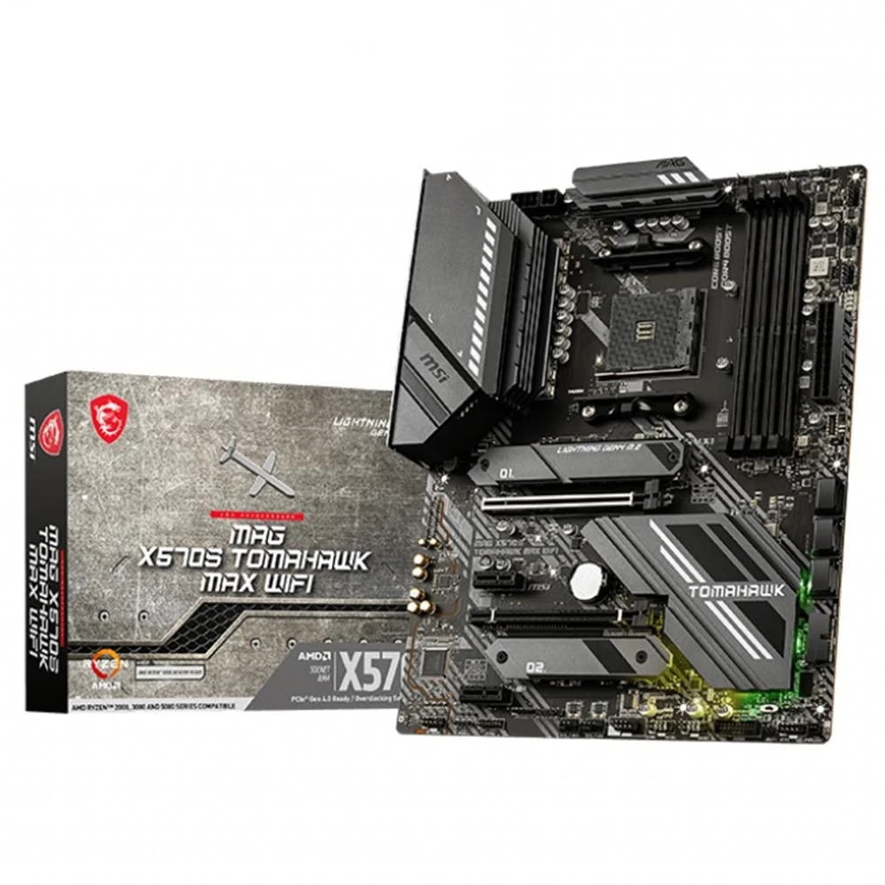 Msi Mag X570s Tomahawk Max Wifi Amd X570 Soket Am4 Ddr4 5100mhzoc M 2 Anakart