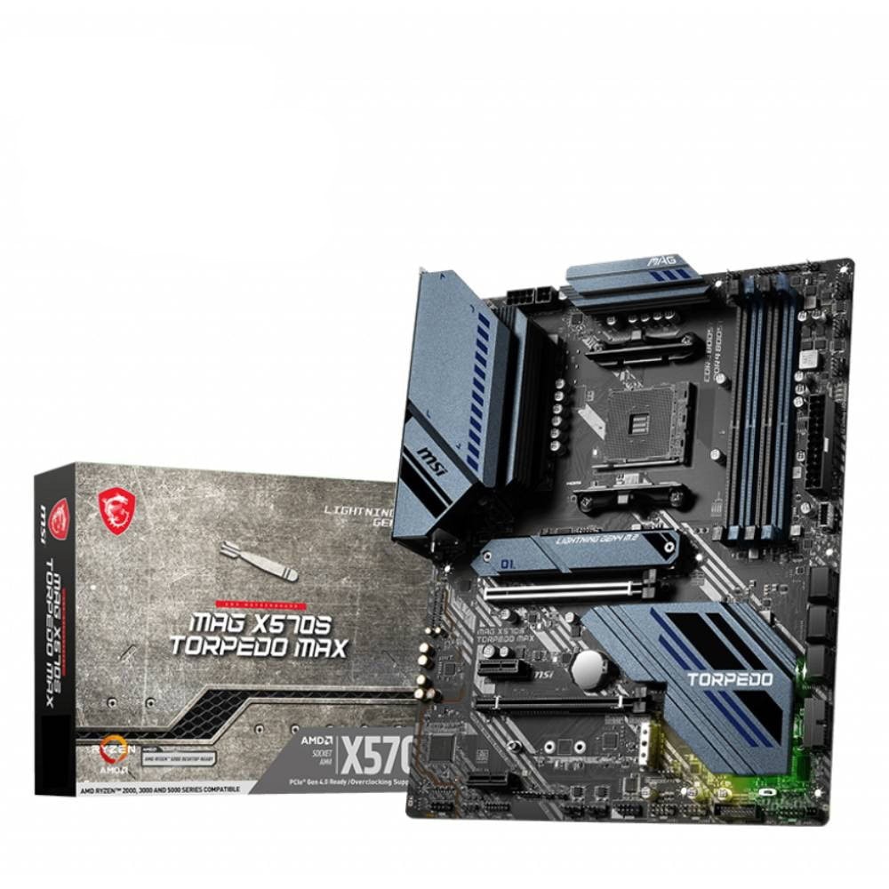 Msi Mag X570s Torpedo Max 5100mhzo C Ddr4 Soket Am4 M 2 Hdmi Atx Anakart