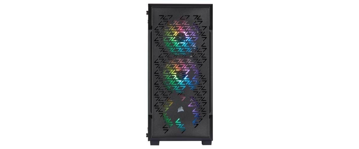CORSAIR iCUE 220T RGB Airflow Tempered Glass USB 3.1 Siyah Mid Tower Kasa