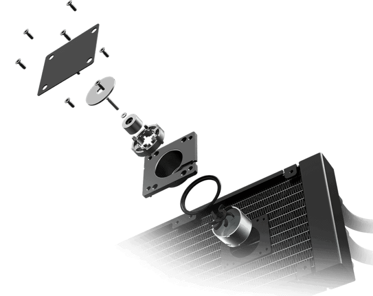 MSI MAG CORELIQUID P240 240mm İşlemci Sıvı Soğutucu a4