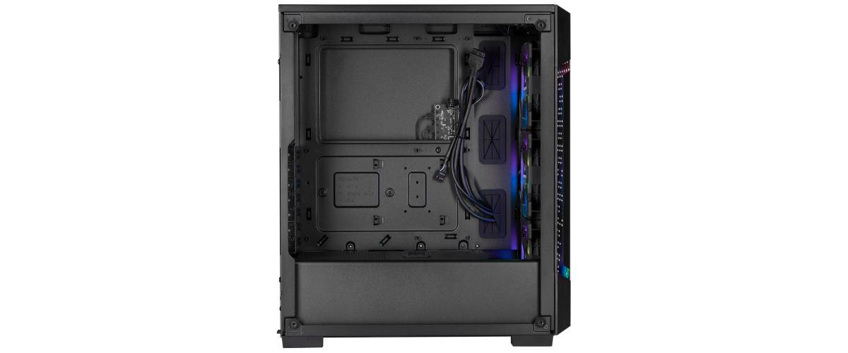 CORSAIR iCUE 220T RGB Airflow Tempered Glass USB 3.1 Siyah Mid Tower Kasa