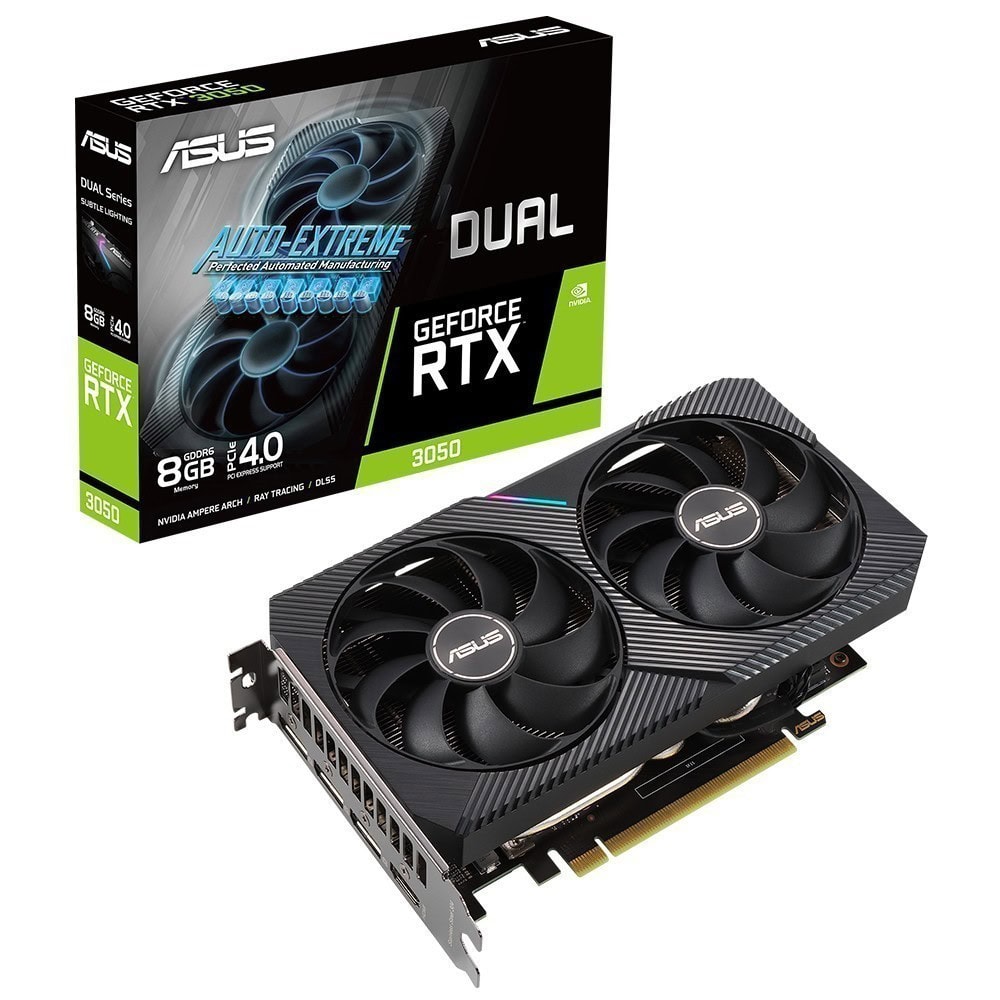 Asus Dual Geforce Rtx 3050 8gb Gddr6 128bit Ekran Karti