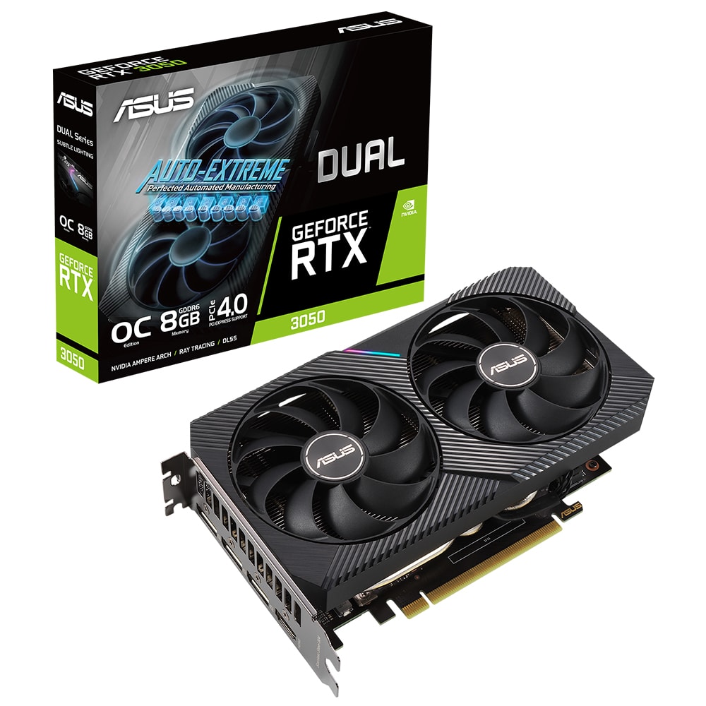 Asus Dual Geforce Rtx 3050 Oc 8gb Gddr6 128bit Ekran Karti Y