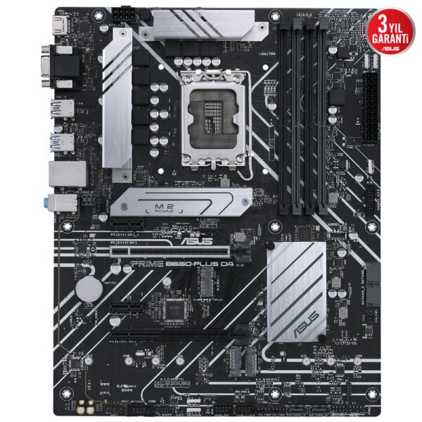 Asus Prime B660 Plus D4 Lga 1700 Soket Anakart 1
