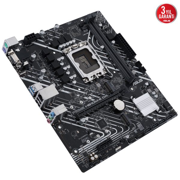 Asus Prime H610m E D4 Csm 3200mhz Ddr4 Soket 1700 M 2 Hdmi Dp Matx Anakart 3