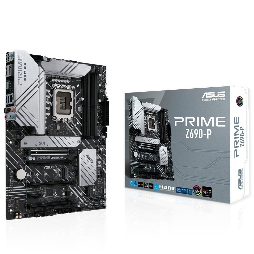 Asus Prime Z690 P 6000mhzoc Ddr5 Soket 1700 M 2 Hdmi Dp Atx Anakart