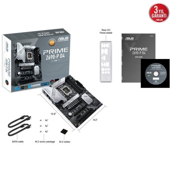 Asus Prime Z690 P D4 Csm Lga 1700 Atx Anakart 7