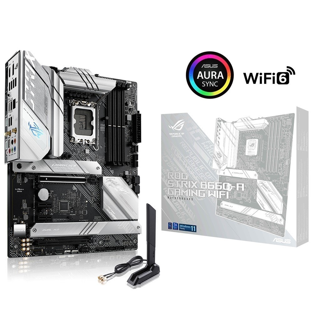 Asus Rog Strix B660 A Gaming Wifi D4 5333mhzoc Ddr4 Soket 1700 M 2 Hdmi Dp Atx Anakart