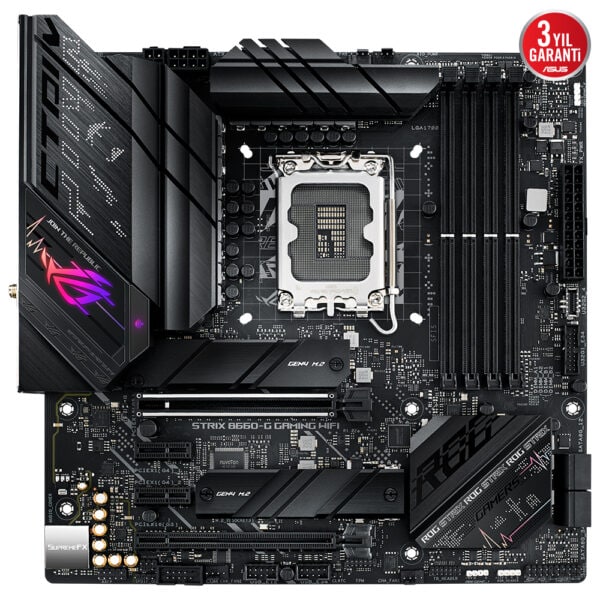 Asus Rog Strix B660 G Gaming Wifi 6000mhzoc Ddr5 Soket 1700 M 2 Hdmi Dp Matx Anakart 1