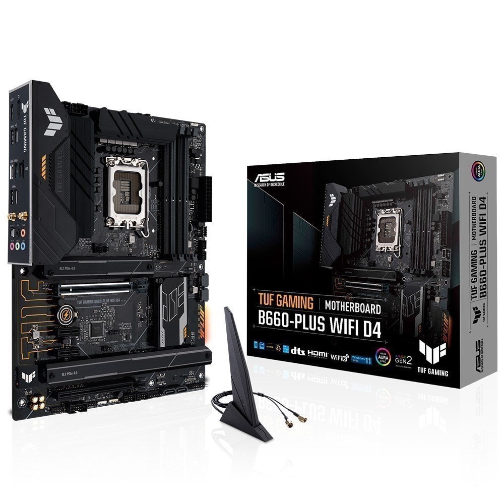 Asus Tuf Gaming B660 Plus Wifi D4 5333mhzoc Ddr4 Soket 1700 M 2 Hdmi Dp Atx Anakart