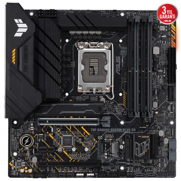 Asus Tuf Gaming B660m Plus D4 5333mhzoc Ddr4 Soket 1700 M 2 Hdmi Dp Matx Anakart 1