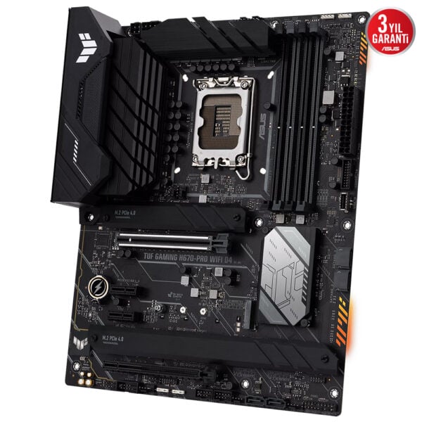 Asus Tuf Gaming H670 Pro Wifi D4 6200mhzoc Ddr4 Soket 1700 M 2 Hdmi Dp Atx Anakart 4